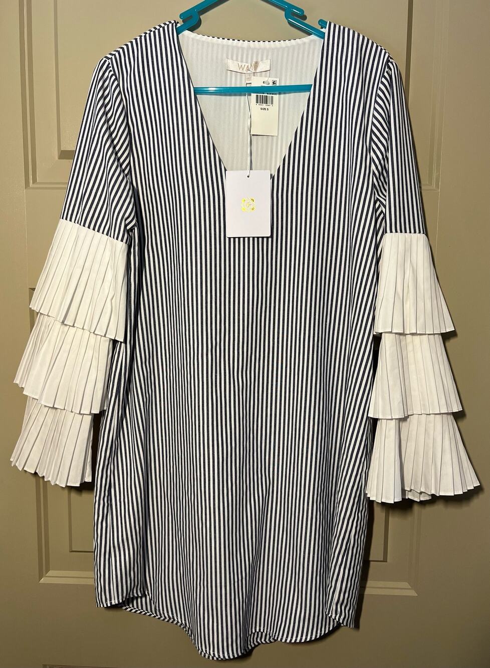 WAYF Striped Dress S NWT